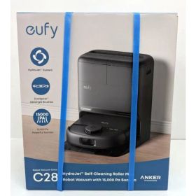 未使用品 ANKER アンカー ロボット掃除機 Eufy Robot Vacuum Omni C28 T211A510 水拭き 自動収集 洗浄 乾燥 ブラック《U30291