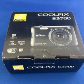 Nikon デジタルカメラ COOLPIX S3700 ブラック 光学8倍ズーム 2005万画素 S3700BK