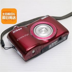 超美品 COOLPIX L26 レッド 即日発送 デジカメ Nikon デジタルカメラ 本体 あすつく 土日祝発送OK