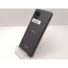 【中古】SHARP 国内版 【SIMフリー】 AQUOS Sense6 ブラック 4GB 64GB SH-M19【新宿東口】保証期間１ヶ月【ランクC】