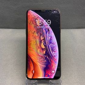中古 国内版 SIMフリー iPhoneXs 256GB ゴールド色