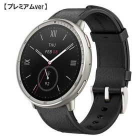 amazfit アマズフィット 【納期10月下旬以降】Active 2 【ブラックレザー】【プレミアム】 sp170073-C22 VGP2026金賞