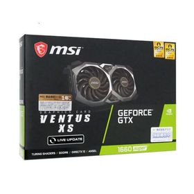 爆買【中古】MSI製グラボ GeForce GTX 1660 SUPER VENTUS XS OC PCIExp 6GB 元箱あり