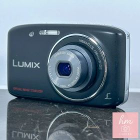 【美品】Panasonic LUMIX DMC-S2 ブラック 1410万画素 光学4倍ズーム 広角28mm MEGA O.I.S. 超解像技術 コンパクトデジタルカメラ パナソニック ルミックス