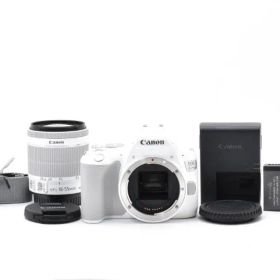 ★極上品★《ショット数1000回以下》キヤノン Canon EOS Kiss X10 ボディ ホワイト EF-S 18-55mm F3.5-5.6 レンズセット★ YMA1609＃56