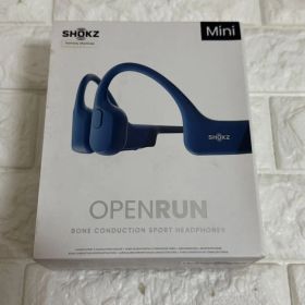Shokz OpenRun Mini 骨伝導イヤホン 本体 ブルー 青