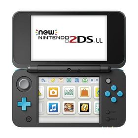 完品 Newニンテンドー2DS LL 本体 ブラック×ターコイズ