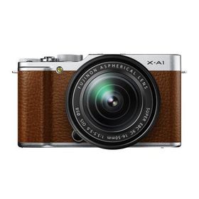 中古 １年保証 美品 FUJIFILM X-A1 16-50mm レンズキット ブラウン