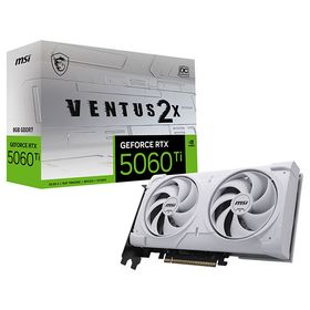 GeForce RTX 5060 Ti 8G VENTUS 2X OC WHITE PLUS MSI ホワイト [グラフィックボード] メーカー直送