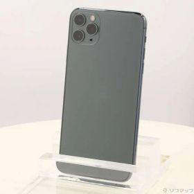 ソフマップ 〔中古品〕 iPhone11 Pro Max 256GB ミッドナイトグリーン MWHM2J／A SIMフリー【262】