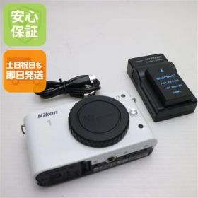美品 Nikon 1 J1 ボディ ホワイト 即日発送 ミラーレス一眼 ニコン 本体 土日祝発送OK 01000