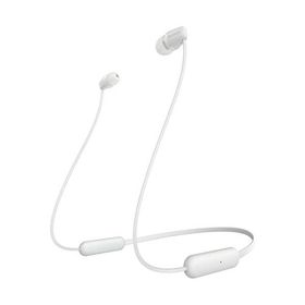 ソニー ワイヤレスイヤホン WI-C200 : Bluetooth対応/最大15時間連続再生/マイク付き 2019年モデル ホワイト WI-C200 WC