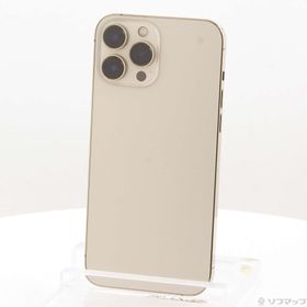 (中古)Apple iPhone13 Pro Max 128GB ゴールド MLJ63J/A SIMフリー(269-ud)
