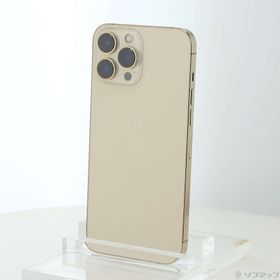 (中古)Apple iPhone13 Pro Max 128GB ゴールド MLJ63J/A SIMフリー(262-ud)
