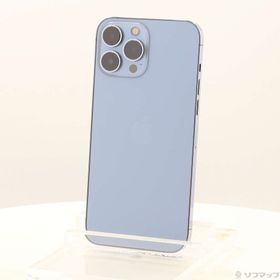 (中古)Apple iPhone13 Pro Max 128GB シエラブルー MLJ73J/A SIMフリー(368-ud)