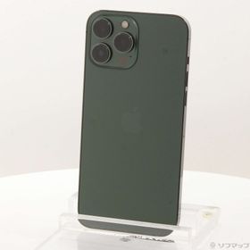 (中古)Apple iPhone13 Pro Max 128GB アルパイングリーン FNCU3J/A SIMフリー(198-ud)