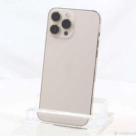 (中古)Apple iPhone13 Pro Max 128GB ゴールド MLJ63J/A SIMフリー(368-ud)