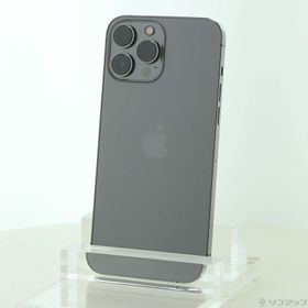 (中古)Apple iPhone13 Pro Max 128GB グラファイト MLJ43J/A SIMフリー(196-ud)