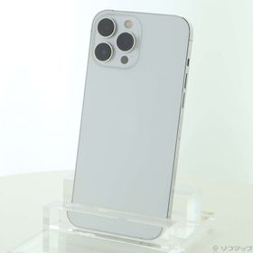 (中古)Apple iPhone13 Pro Max 128GB シルバー MLJ53J/A SIMフリー(196-ud)