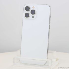(中古)Apple iPhone13 Pro Max 256GB シルバー MLJ93J/A SIMフリー(262-ud)