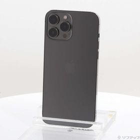 (中古)Apple iPhone13 Pro Max 256GB グラファイト MLJ83J/A SIMフリー(295-ud)