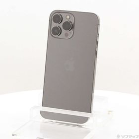 (中古)Apple iPhone13 Pro Max 256GB グラファイト MLJ83J/A SIMフリー(251-ud)
