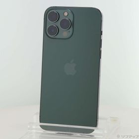 (中古)Apple iPhone13 Pro Max 256GB アルパイングリーン MNCV3J/A SIMフリー(262-ud)