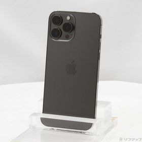 (中古)Apple iPhone13 Pro Max 128GB グラファイト MLJ43J/A SIMフリー(276-ud)