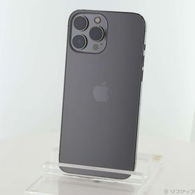(中古)Apple iPhone13 Pro Max 128GB グラファイト MLJ43J/A SIMフリー(344-ud)
