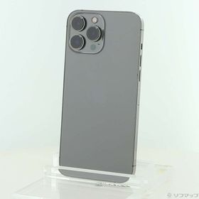 (中古)Apple iPhone13 Pro Max 128GB グラファイト MLJ43J/A SIMフリー(377-ud)