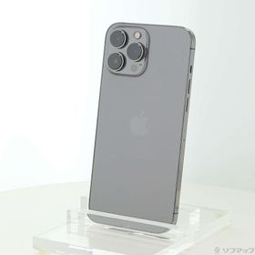 (中古)Apple iPhone13 Pro Max 128GB グラファイト MLJ43J/A SIMフリー(262-ud)