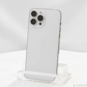 (中古)Apple iPhone13 Pro Max 128GB シルバー MLJ53J/A SIMフリー(305-ud)