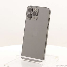(中古)Apple iPhone13 Pro Max 512GB グラファイト MLJQ3J/A SIMフリー(377-ud)