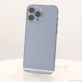 (中古)Apple iPhone13 Pro Max 128GB シエラブルー MLJ73J/A SIMフリー(262-ud)