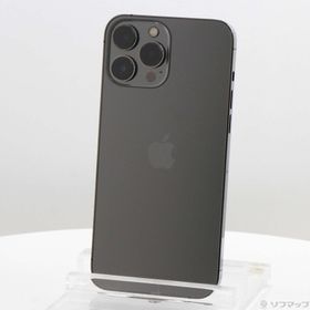 (中古)Apple iPhone13 Pro Max 128GB グラファイト MLJ43J/A SIMフリー(198-ud)