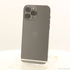 (中古)Apple iPhone13 Pro Max 128GB グラファイト MLJ43J/A SIMフリー(269-ud)