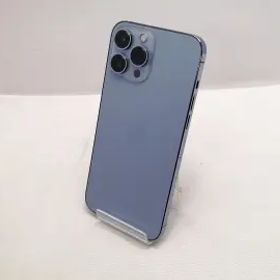 【中古】Apple au 【SIMフリー】 iPhone 13 Pro Max 128GB シエラブルー MLJ73J/A【道玄坂】保証期間１ヶ月【ランクB】