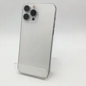 【中古】Apple au 【SIMフリー】 iPhone 13 Pro Max 128GB シルバー MLJ53J/A【新橋】保証期間１ヶ月【ランクC】