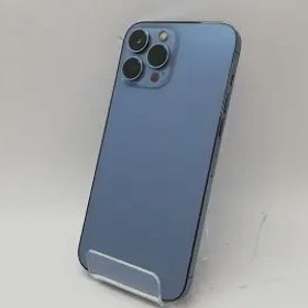 【中古】Apple SoftBank 【SIMフリー】 iPhone 13 Pro Max 128GB シエラブルー MLJ73J/A【府中ル・シーニュ】保証期間１ヶ月【ランクC】