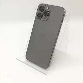 【中古】Apple 国内版 【SIMフリー】 iPhone 13 Pro Max 128GB グラファイト MLJ43J/A【秋葉5号】保証期間１ヶ月【ランクC】