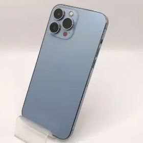 【中古】Apple SoftBank 【SIMフリー】 iPhone 13 Pro Max 128GB シエラブルー MLJ73J/A【戸塚】保証期間１ヶ月【ランクC】