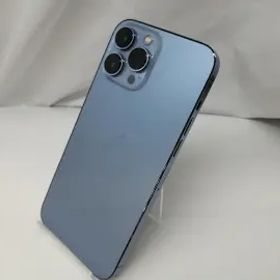 【中古】【赤ロム保証あり】Apple au 【SIMフリー】 iPhone 13 Pro Max 512GB シエラブルー MLJX3J/A【札幌】保証期間１ヶ月【ランクB】