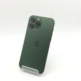【中古】Apple 国内版 【SIMフリー】 iPhone 13 Pro Max 256GB アルパイングリーン MNCV3J/A【アリオ倉敷】保証期間１ヶ月【ランクA】