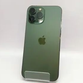 【中古】Apple au 【SIMフリー】 iPhone 13 Pro Max 256GB アルパイングリーン MNCV3J/A【立川フロム中武】保証期間１ヶ月【ランクC】
