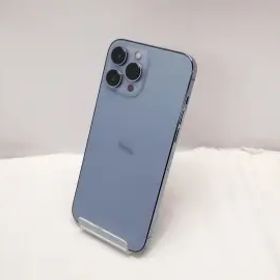 【中古】Apple au 【SIMフリー】 iPhone 13 Pro Max 128GB シエラブルー MLJ73J/A【仙台駅東口】保証期間１ヶ月【ランクB】
