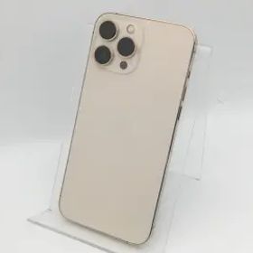 【中古】Apple au 【SIMフリー】 iPhone 13 Pro Max 128GB ゴールド MLJ63J/A【大阪本店】保証期間１ヶ月【ランクC】