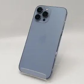 【中古】Apple au 【SIMフリー】 iPhone 13 Pro Max 256GB シエラブルー MLJD3J/A【博多】保証期間１ヶ月【ランクC】