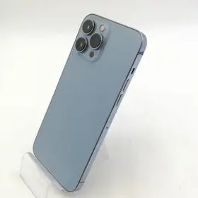【中古】Apple docomo 【SIMフリー】 iPhone 13 Pro Max 256GB シエラブルー MLJD3J/A【大宮東口】保証期間１ヶ月【ランクB】