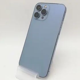 【中古】Apple au 【SIMフリー】 iPhone 13 Pro Max 256GB シエラブルー MLJD3J/A【府中ル・シーニュ】保証期間１ヶ月【ランクC】