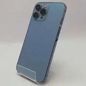 【中古】Apple SoftBank 【SIMフリー】 iPhone 13 Pro Max 256GB シエラブルー MLJD3J/A【立川フロム中武】保証期間１ヶ月【ランクB】